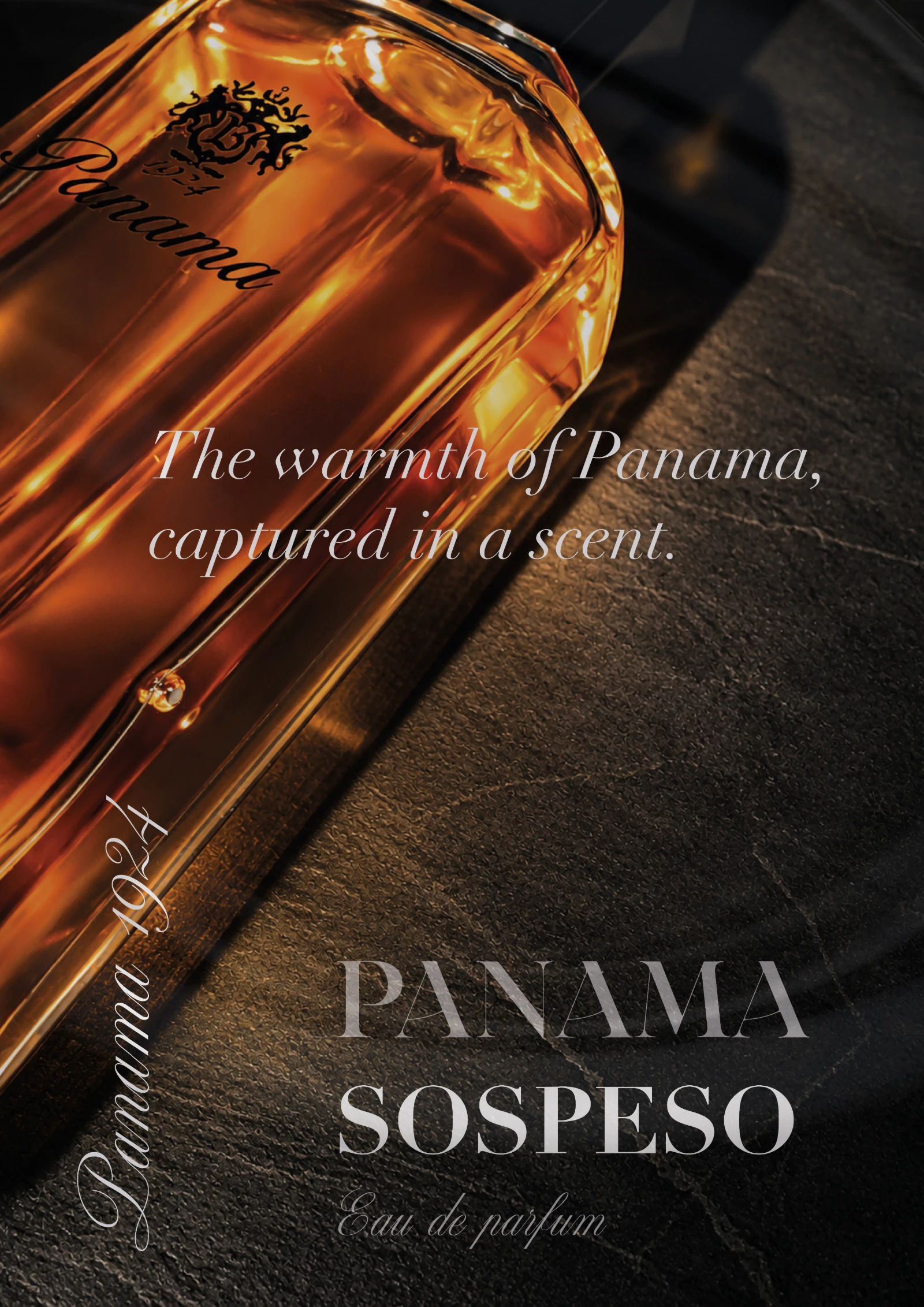 Panama Sospeso poster, serif version