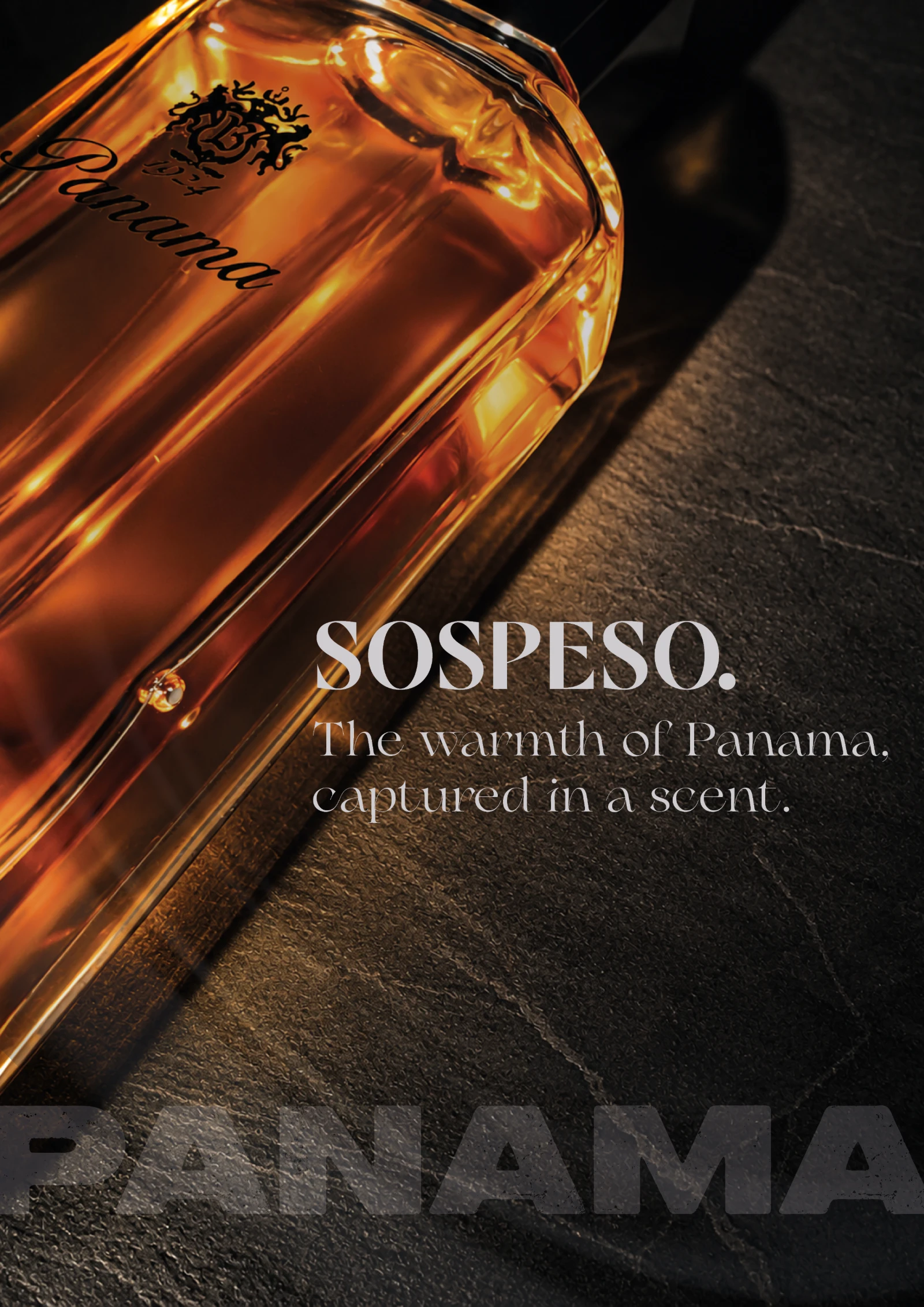 Panama Sospeso poster, grotesk version